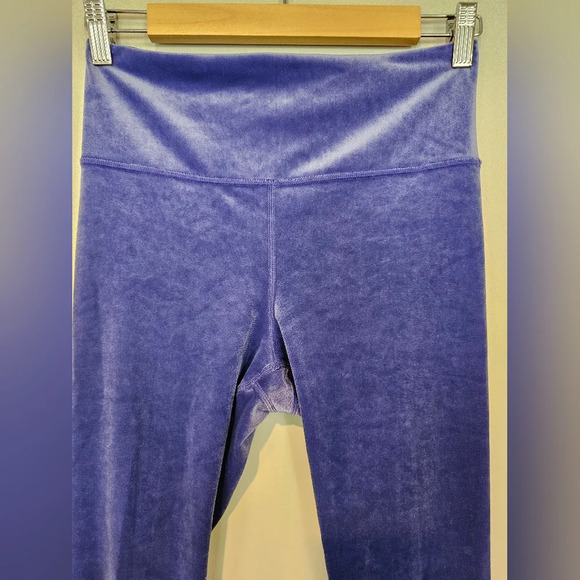 Athleta •Size Small• Elation Velvet Tight Purple Pull On Leggings - Picture 2 of 7